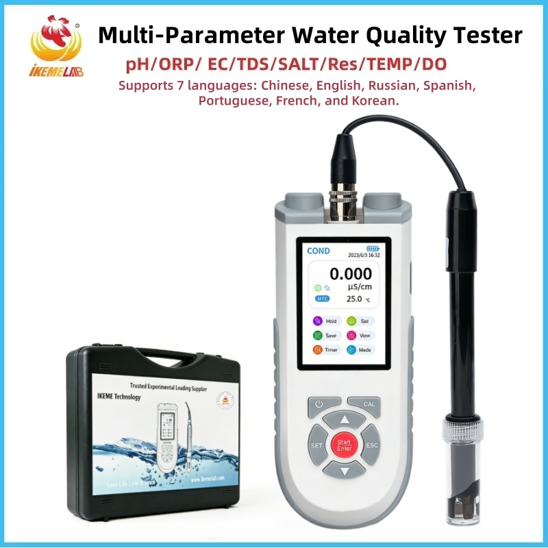 Ph Meter - Profesjonalny miernik pH WEIAI Lab 8w1,
