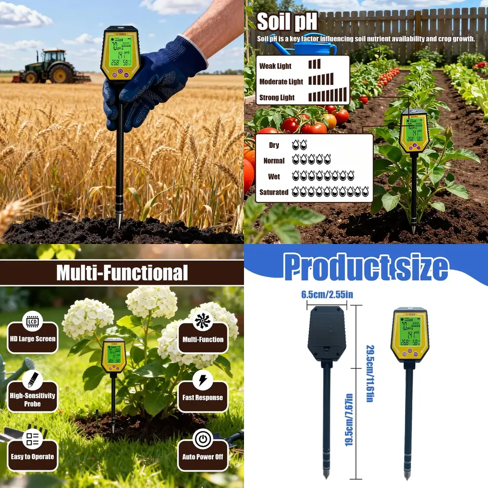 Ph Meter - WAP01 Nowy, precyzyjny tester gleby: miernik