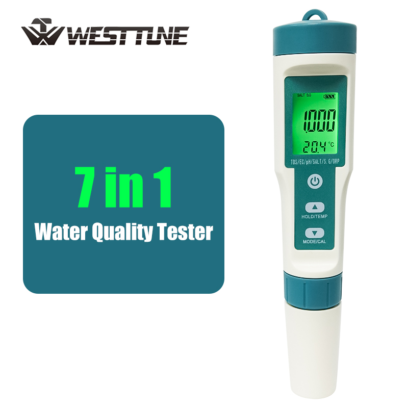Miernik cyfrowy WESTTUNE 7 w 1 – Ph Meter recenzja i cena
