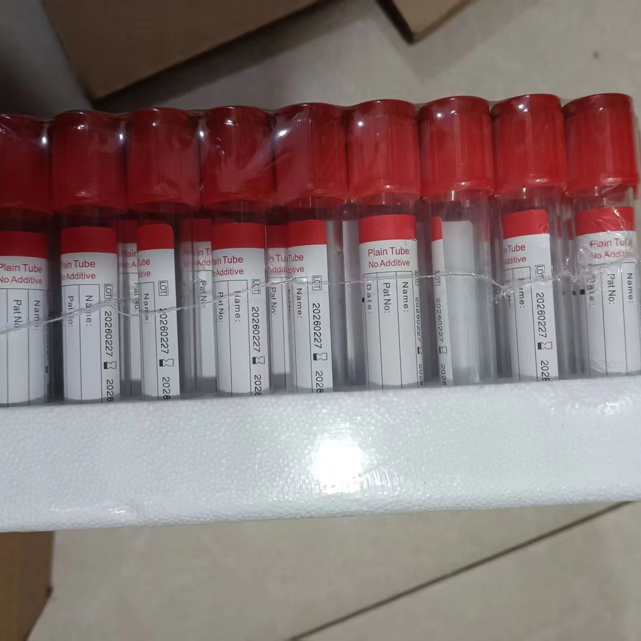 100 szt. czerwonych probówek p – Blood Collection Tube recenzja i cena