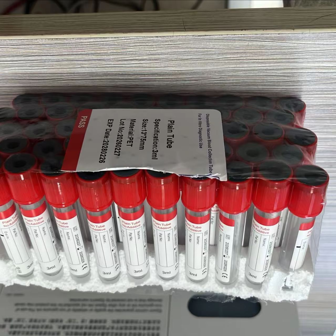 100 szt. czerwonych probówek p – Blood Collection Tube recenzja i cena
