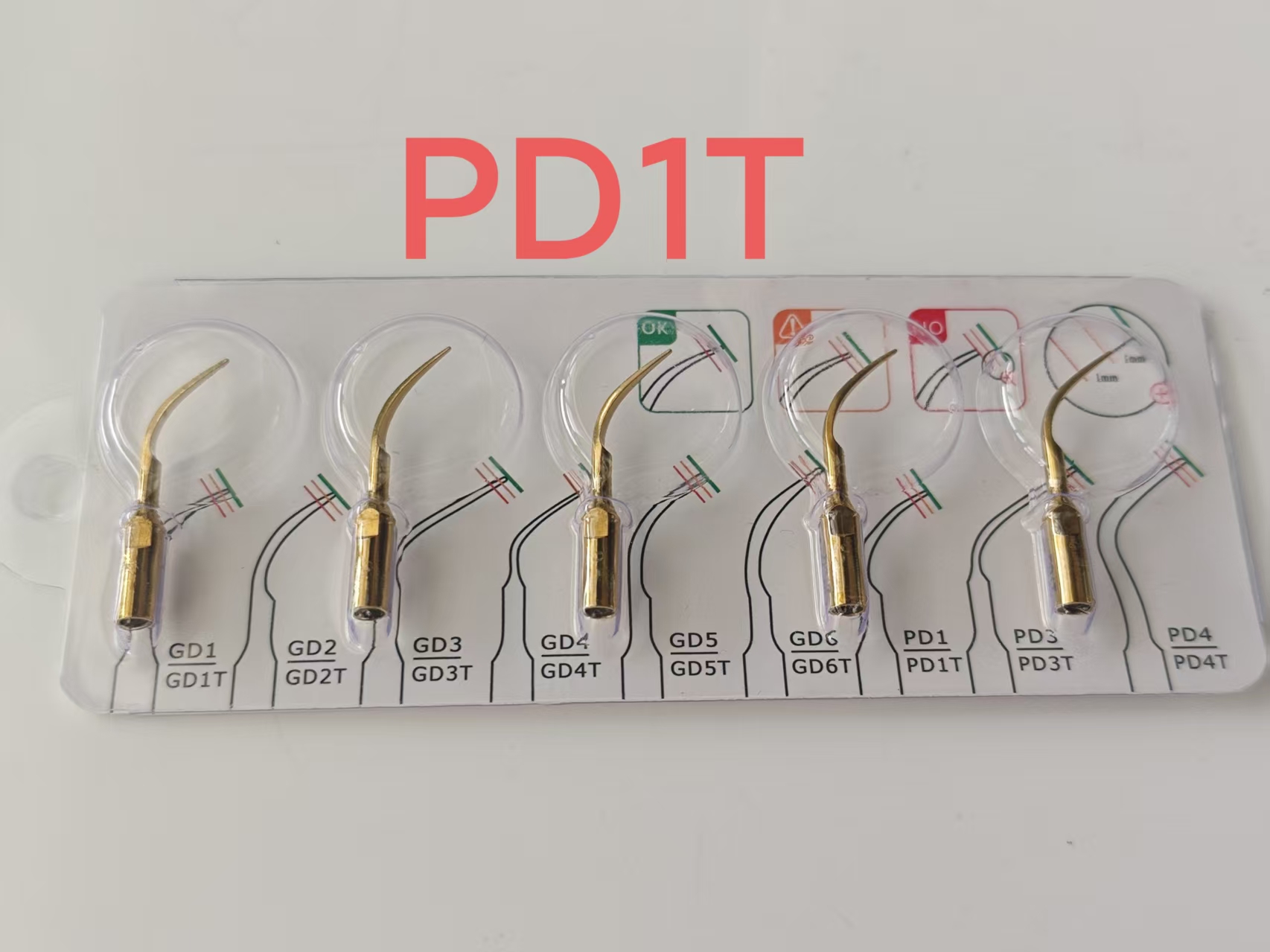 5 szt. Tytanowo-złote końcówki – Dental Scaler Ultrasonic recenzja i cena